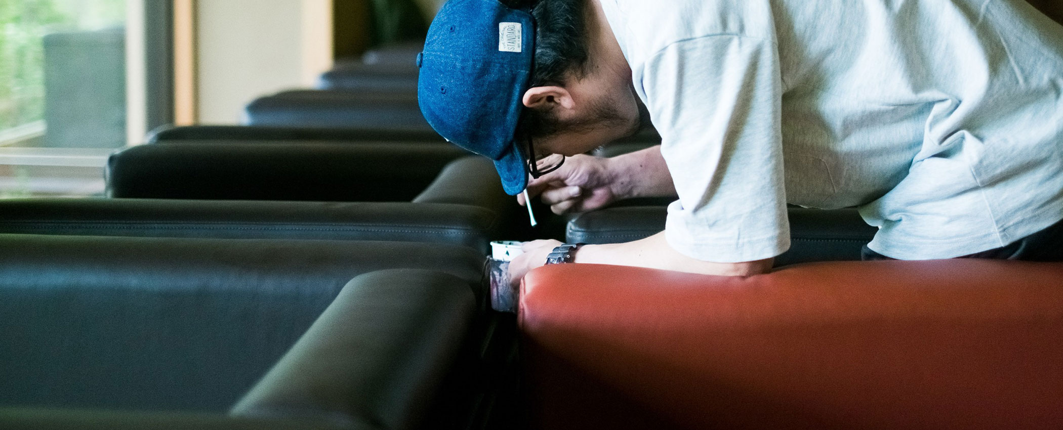 ソファー修理最終チェック