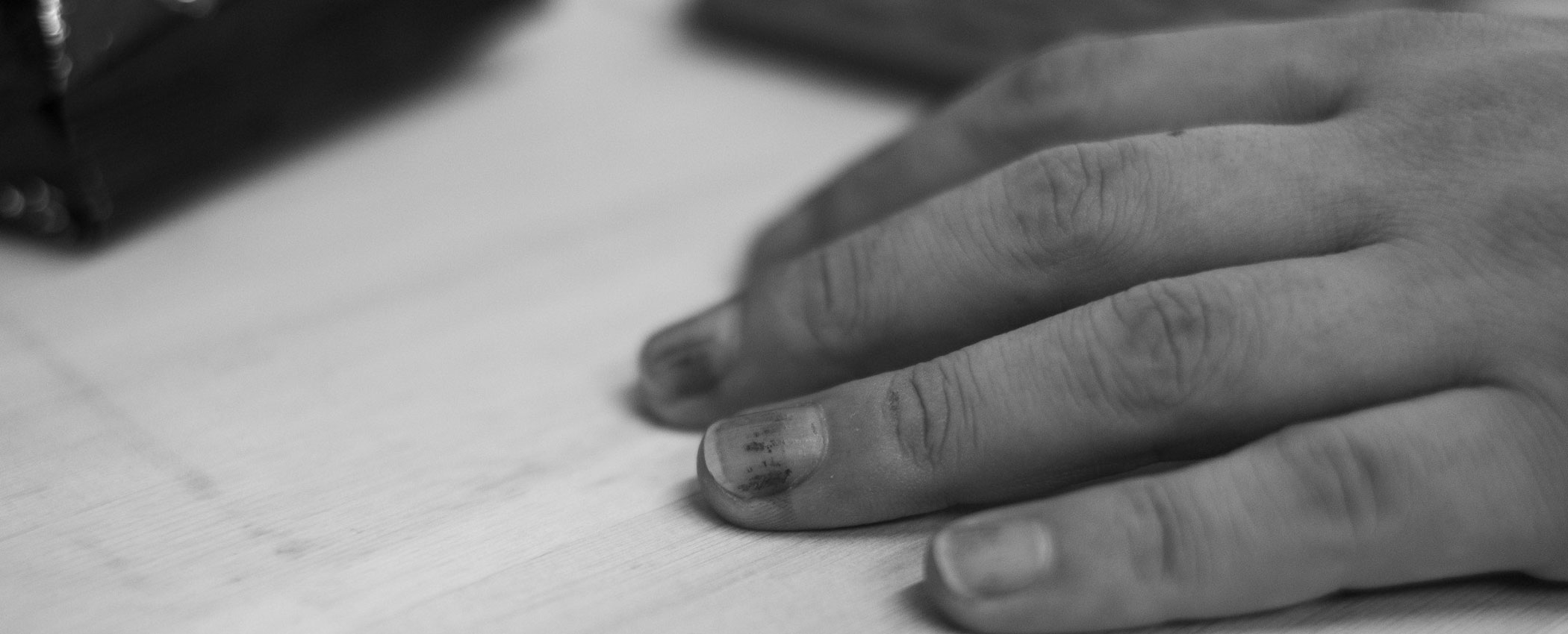 ソファー革型取り