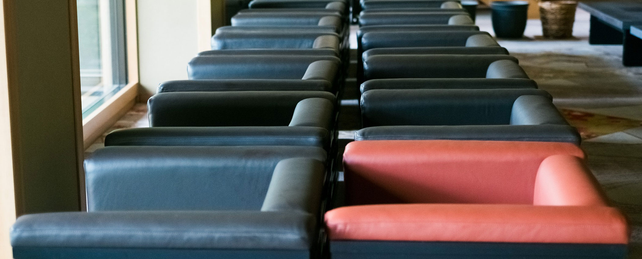 ソファー修理後納品確認